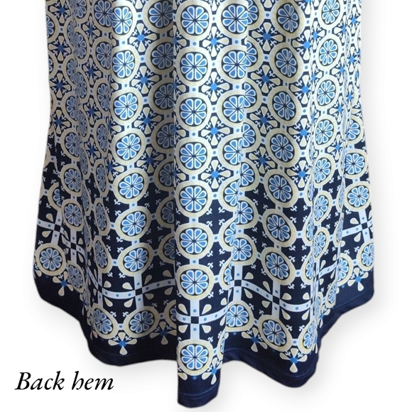 Max Studio Sleeveless Print Mini Summer Dress Womens Size Large - Picture 8 of 8